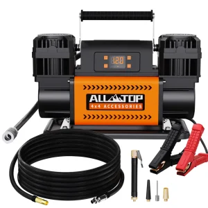 קומפרסור All-Top דו ראשי אוטומט 150PSI  350LPM עם לוח בקרה דיגיטלי