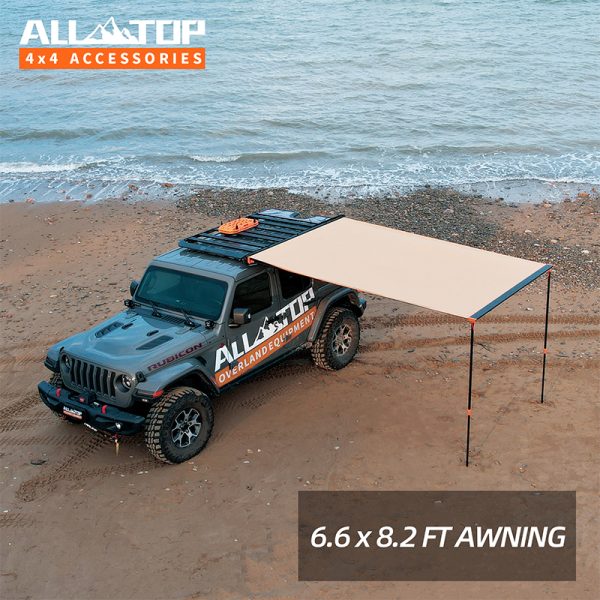 ⁦סוכך צד  1.4 מ' * 2 מ' ALL-TOP קנבס צפיפות 2000 ממ'⁩ – תמונה ⁦2⁩