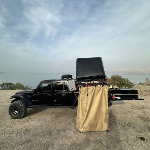 אוהל צד ALL-TOP – פתרון מושלם למקלחת ולשימושים נוספים בשטח