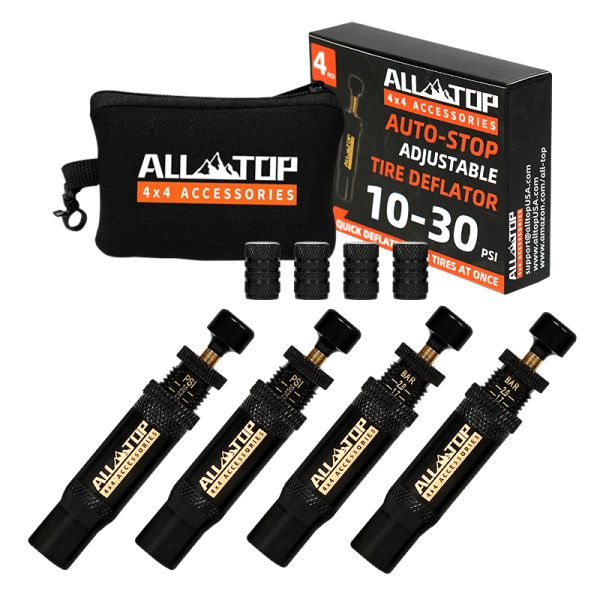 ⁦מבצע  קומפרסור דו ראשי אוטומט ALL-TOP + סט פורקי לחץ ALL-TOP⁩ – תמונה ⁦2⁩