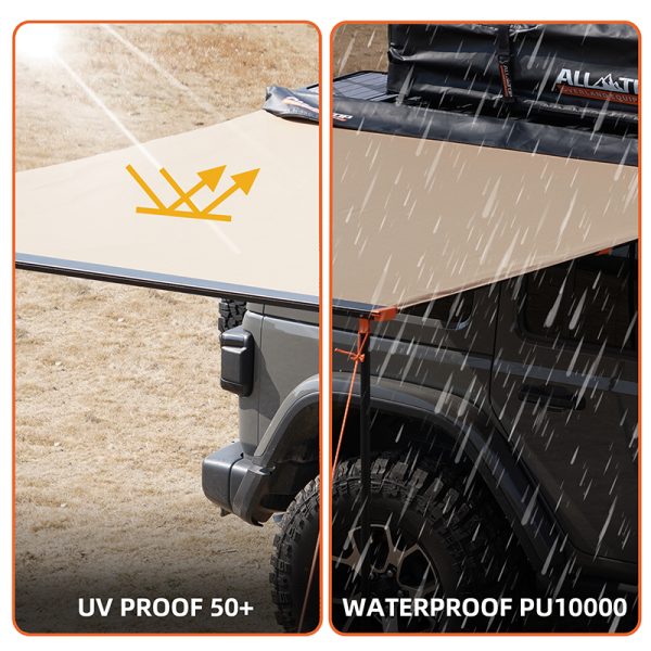 ⁦סוכך צד היקפי 270* 2.5 מטר ALL-TOP⁩ – תמונה ⁦2⁩